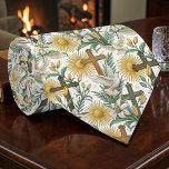Christian Crosses with Doves Custom Necktie Krawatte<br><div class="desc">This unique necktie features a beautiful design of Christian crosses intertwined with doves, making it a perfect accessory for expressing faith and personal style. The custom design allows for a truly one-of-a-kind piece, suitable for various occasions and outfits. It is a thoughtful gift option for those who appreciate religious symbolism...</div>