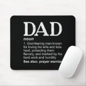 Christian Dad Definition Fathers Day Dad  Mousepad (Mit Mouse)