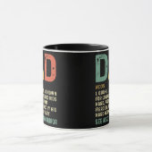 Christian Dad Definition Fathers Day DAD  Tasse (Zentrum)