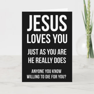 Christian Dad Saved Redeemed Forgiven Faith Christ Karte