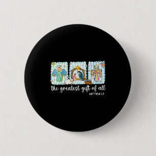 Christian Das größte Geschenk für alle Weihnachten Button