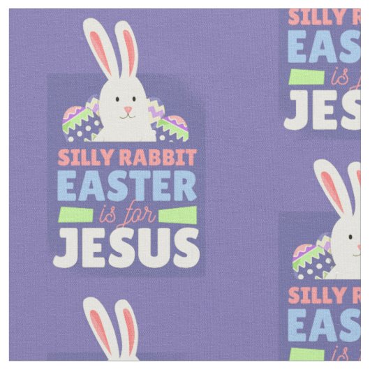 christian Easter Bunny jesus christ Stoff (Nahaufnahme)