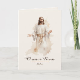Christian Easter Card He is Risen Blessing Feiertagskarte