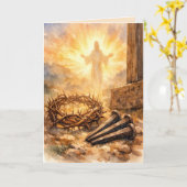 Christian Easter Card Karte (Gelbe Blume)