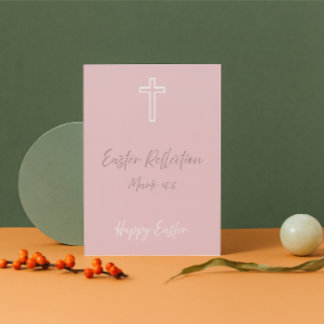 Christian Easter Reflection Card – Mark 16:6 Bible Feiertagskarte