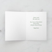 Christian Easter Rejoice Personalized Name Gift Karte (Innenseite)