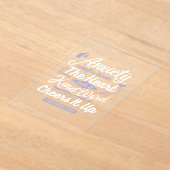 Christian Encouragement Quote – Anxiety & Kindness Acryleinladungen (Ablage )