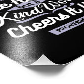 Christian Encouragement Quote – Anxiety & Kindness Fotodruck (Ecke)