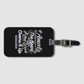 Christian Encouragement Quote – Anxiety & Kindness Gepäckanhänger (Vorderseite (Horizontal))