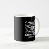 Christian Encouragement Quote – Anxiety & Kindness Kaffeetasse (VorderseiteRechts)