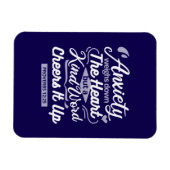 Christian Encouragement Quote – Anxiety & Kindness Magnet (Horizontal)