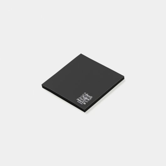 Christian Encouragement Quote – Anxiety & Kindness Post-it Klebezettel (angewinkelt)