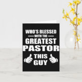 Christian Faith Church Fellowship Congregation Pas Karte (Gelbe Blume)