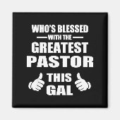 Christian Faith Church Fellowship Congregation Pas Magnet (Vorne)