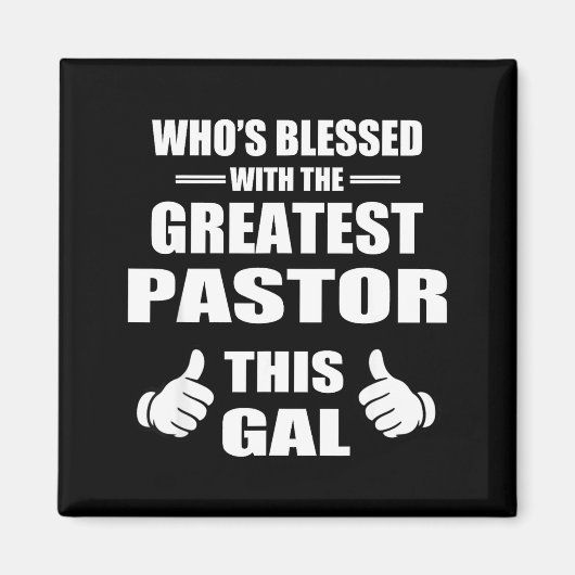 Christian Faith Church Fellowship Congregation Pas Magnet (Vorne)