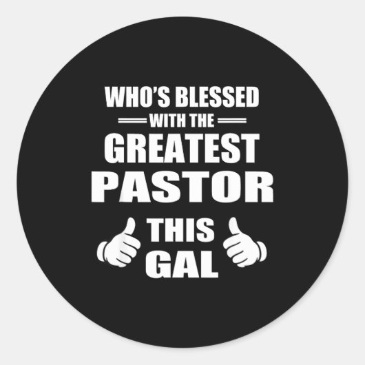 Christian Faith Church Fellowship Congregation Pas Runder Aufkleber (Vorderseite)