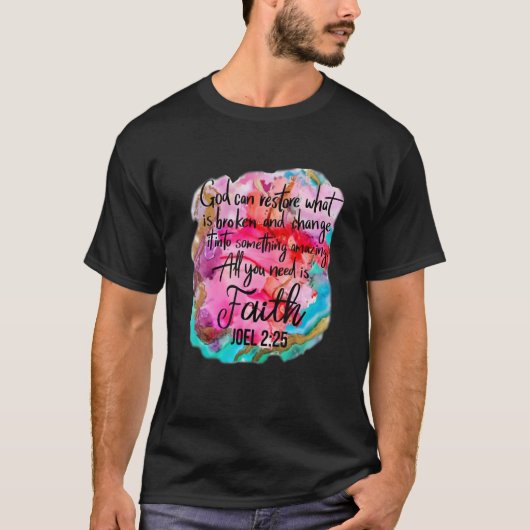 Christian Faith God Can Restore What Is Broken Hip T-Shirt (Vorderseite)