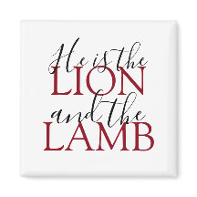 Christian Faith He is The Lion and The Lamb