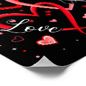 Christian Faith Hope Love Hearts Religious Valenti Poster (Ecke)