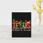 Christian Faith Jesus Is The Reason For The Season Karte (Gelbe Blume)