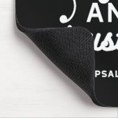 Christian Faith Quote – Trust in God Psalm 91:2 Mousepad (Ecke)