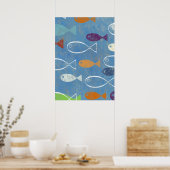 Christian Fish Art Poster (Küche)