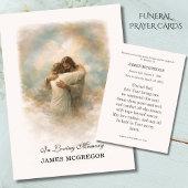 Christian Funeral Memorial Jesus Prayer Card