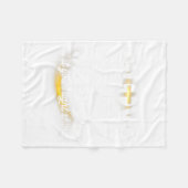 Christian Glow For Jesus Let Your Light Shine Fait Fleecedecke (Vorderseite (Horizontal))