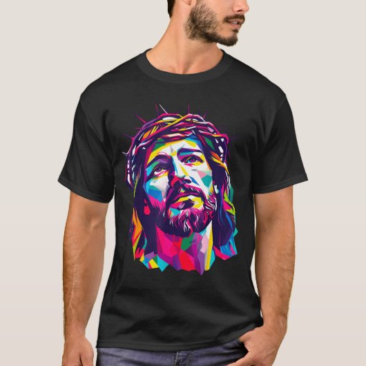 Christian God Christus Religious Believe Blessed F T-Shirt (Vorderseite)