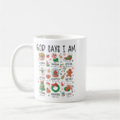 Christian God Say I Am Christmas Jesus Faith Bible Kaffeetasse (Links)