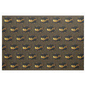 Christian Gold Black Monochrome Decor Fabric By Ya Stoff (Fat Quarter (45,7 x 55,9 cm))