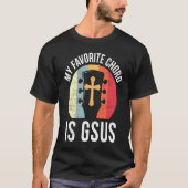 Christian Guitar Player Jesus My Favorite Chord Gu T-Shirt (Vorderseite)