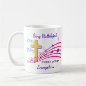 Christian HALLELUJAH CHRIST IS RISEN Easter Kaffeetasse (Links)