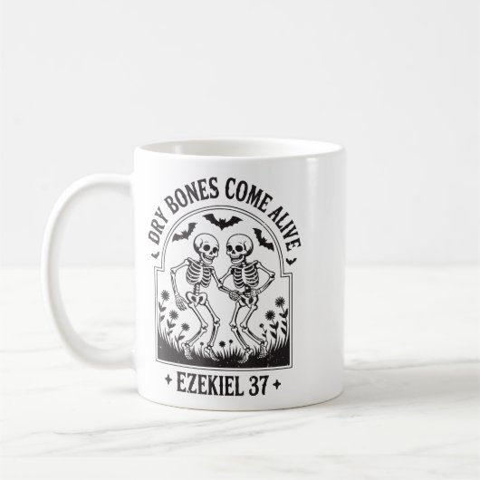 Christian Halloween Dry Bones Come Alive Funny Jes Kaffeetasse (Links)