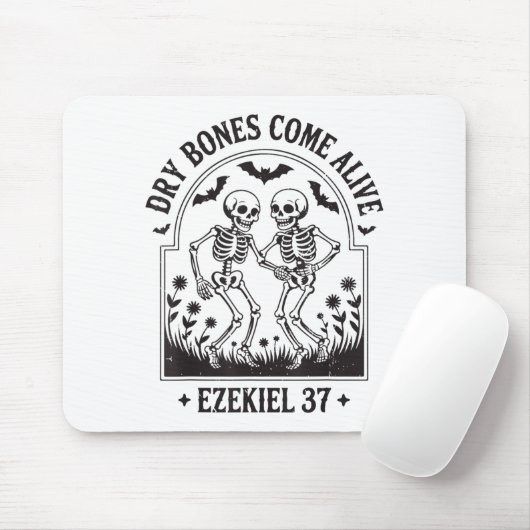 Christian Halloween Dry Bones Come Alive Funny Jes Mousepad (Mit Mouse)