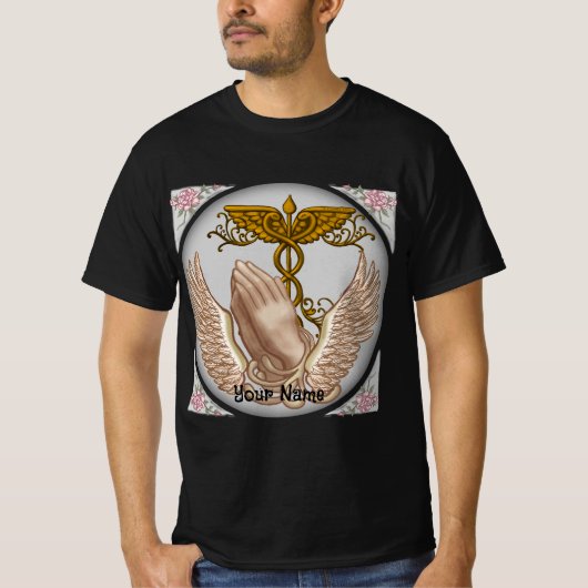 Christian Hands Nurse  T-Shirt (Vorderseite)