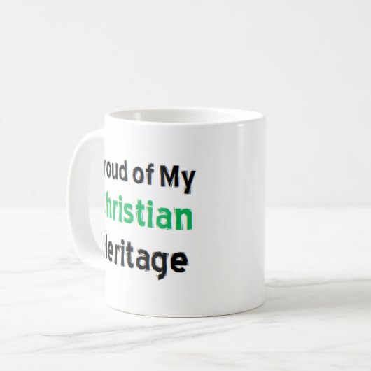 christian heritage kaffeetasse (Vorderseite Links)