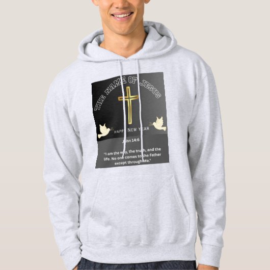 Christian Hoodie – John 14:6 Bible Verse (Vorderseite)