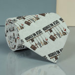 Christian Hooked on Jesus Custom Necktie Krawatte<br><div class="desc">This custom necktie allows you to proudly display your Christian faith with others.  Perfect for various occasions,  this necktie makes a thoughtful gift or a personal statement.</div>