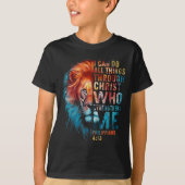 Christian I Can Do All Thing Through Christ Lion F T-Shirt (Vorderseite)