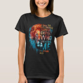 Christian I Can Do All Thing Through Christ Lion F T-Shirt (Vorderseite)