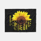 Christian I Can Do All Things Through Christ Bible Fleecedecke (Vorderseite (Horizontal))