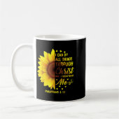 Christian I Can Do All Things Through Christ Bible Kaffeetasse (Links)