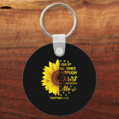 Christian I Can Do All Things Through Christ Bible Schlüsselanhänger (Vorderseite)