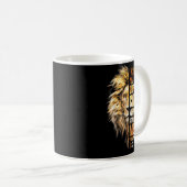 Christian I Can Do All Things Through Christ Lion Kaffeetasse (VorderseiteRechts)