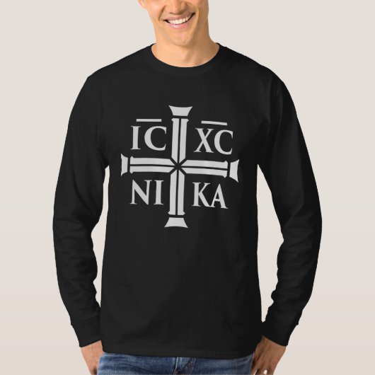 Christian IC XC NIKA Eastern Orthodox T-Shirt (Vorderseite)