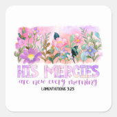 Christian Jesus God Customized Quadratischer Aufkleber (Vorderseite)