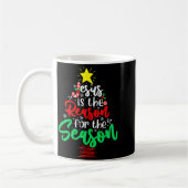Christian Jesus Is The Reason Christmas Xmas Tree  Kaffeetasse (Links)