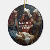 Christian Journal for Her, Bible Scriptures  Keramik Ornament (Links)