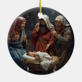 Christian Journal for Her, Bible Scriptures  Keramik Ornament (Hinten)